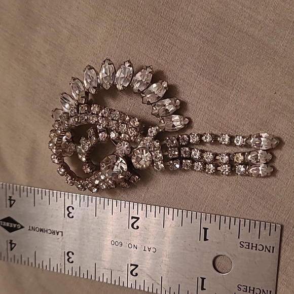 Vintage Rhinestone Brooch - Picture 4 of 4